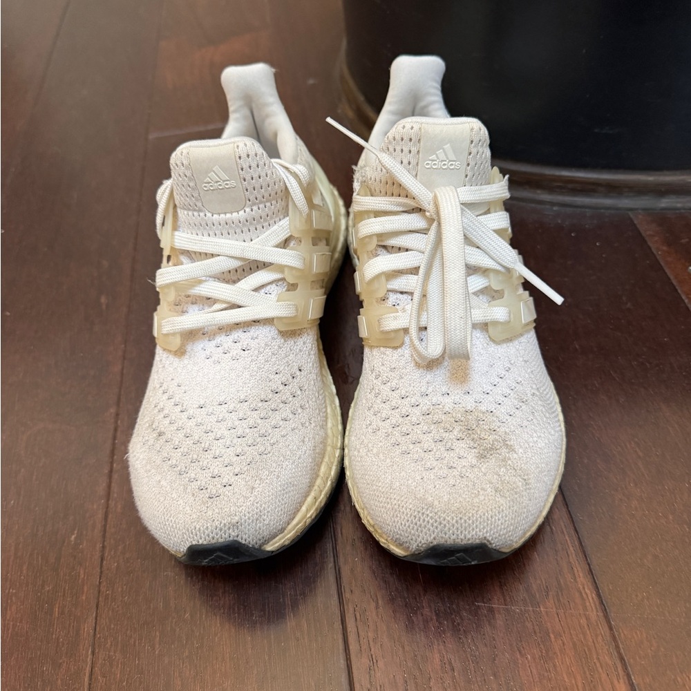 Youth adidas ultra boost all white